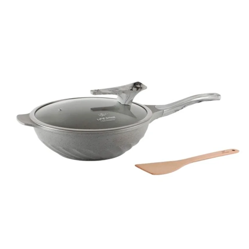 تابه دسته بلند لایف اسمایل مدل FLCMWOK سایز 32